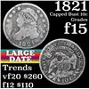 Image 1 : 1821 Capped Bust Dime 10c Grades f+