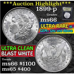 ***Auction Highlight*** 1889-p Morgan Dollar $1 Graded GEM+ Unc By USCG (fc)