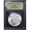 Image 2 : ***Auction Highlight*** 1889-p Morgan Dollar $1 Graded GEM+ Unc By USCG (fc)