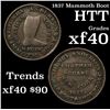 Image 1 : 1837 Mammoth Boot Hard Times Token 1c Grades xf
