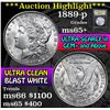 Image 1 : ***Auction Highlight*** 1889-p Morgan Dollar $1 Graded GEM+ Unc By USCG (fc)