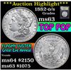 Image 1 : ***Auction Highlight*** 1882-o/s Morgan Dollar $1 Graded Select+ Unc By USCG (fc)