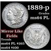 Image 1 : 1889-p Morgan Dollar $1 Grades Choice Unc PL