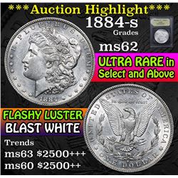 ***Auction Highlight*** 1884-s Morgan Dollar $1 Graded Select Unc By USCG (fc)