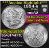 Image 1 : ***Auction Highlight*** 1884-s Morgan Dollar $1 Graded Select Unc By USCG (fc)