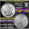 Image 1 : ***Auction Highlight*** 1882-o/s Morgan Dollar $1 Graded Select Unc By USCG (fc)