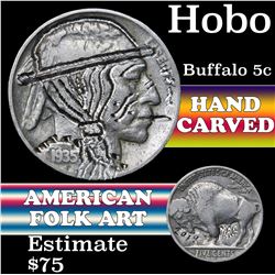 Hobo Buffalo Nickel 5c