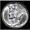 Image 2 : 1941-p Mercury Dime 10c Grades GEM Unc