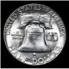 Image 3 : 1955-p Franklin Half Dollar 50c Grades Select Unc FBL