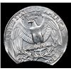 Image 3 : 1998-p Mint Error 'Clipped Planchet' Washington Quarter 25c Grades GEM+ Unc