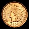 Image 3 : ***Auction Highlight*** 1907 Indian Cent 1c Graded GEM+ Unc RD by USCG (fc)