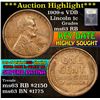 Image 1 : ***Auction Highlight*** 1909-s VDB Lincoln Cent 1c Graded Select Unc RB By USCG (fc)