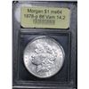 Image 2 : ***Auction Highlight*** 1878-p 8tf Morgan Dollar $1 Graded Choice Unc By USCG (fc)