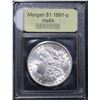Image 2 : ***Auction Highlight*** 1891-p Morgan Dollar $1 Graded Choice Unc By USCG (fc)