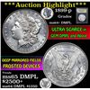 Image 1 : ***Auction Highlight*** 1899-p Morgan Dollar $1 Graded Choice Unc+ DMPL By USCG (fc)
