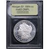 Image 2 : ***Auction Highlight*** 1884-cc Morgan Dollar $1 Graded Select Unc DMPL By USCG (fc)