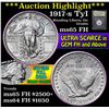 Image 1 : ***Auction Highlight*** 1917-s Ty1 Standing Liberty Quarter 25c Graded GEM FH By USCG (fc)