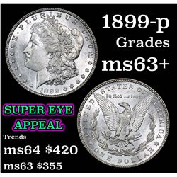 1899-p Morgan Dollar $1 Grades Select+ Unc