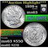 Image 1 : ***Auction Highlight*** 1898-s Morgan Dollar $1 Graded Select Unc By USCG (fc)
