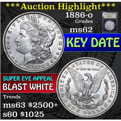 ***Auction Highlight*** 1886-o Morgan Dollar $1 Graded Select Unc By USCG (fc)