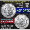 Image 1 : ***Auction Highlight*** 1886-o Morgan Dollar $1 Graded Select Unc By USCG (fc)