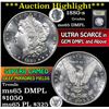 Image 1 : ***Auction Highlight*** 1880-s Morgan Dollar $1 Graded GEM Unc DMPL By USCG (fc)