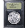 Image 2 : ***Auction Highlight*** 1927-d Peace Dollar $1 Graded Select+ Unc by USCG (fc)
