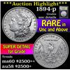 Image 1 : ***Auction Highlight*** 1894-p Morgan Dollar $1 Graded Unc Details By USCG (fc)