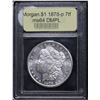 Image 2 : ***Auction Highlight*** 1878-p 7tf Morgan Dollar $1 Graded Choice Unc DMPL By USCG (fc)