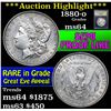 Image 1 : ***Auction Highlight*** 1880-o Morgan Dollar $1 Graded Choice Unc By USCG (fc)