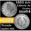 Image 1 : 1883 n/c Liberty Nickel 5c Grades Choice Unc