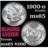 Image 1 : 1900-o Morgan Dollar $1 Grades GEM Unc