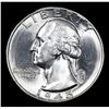 Image 2 : 1945-p Washington Quarter 25c Grades GEM+ Unc