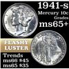 Image 1 : 1941-s Mercury Dime 10c Grades GEM+ Unc