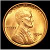 Image 2 : 1934-p Lincoln Cent 1c Grades Choice+ Unc RD