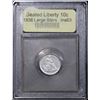 Image 2 : ***Auction Highlight*** 1838 Large Stars Seated Liberty Dime 10c Graded Select Unc By USCG (fc)