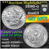 Image 1 : ***Auction Highlight*** 1896-o Morgan Dollar $1 Graded Select Unc By USCG (fc)