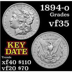 1894-o Morgan Dollar $1 Grades vf++