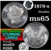 Image 1 : 1879-s Morgan Dollar $1 Grades GEM Unc