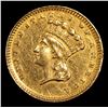 Image 2 : 1873, Type 3 Open 3 Liberty Gold 1 Grades Choice AU/BU Slider+