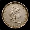 Image 2 : 1863 Crossed Cannons Civil War Token 1c Grades AU, Almost Unc