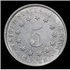 Image 3 : 1883 Shield Nickel 5c Grades Choice Unc