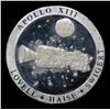 Image 3 : Apollo XIII proof 1 oz .999 silver round silver round GEM Proof