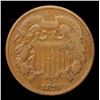 Image 2 : 1870 Two Cent Piece 2c Grades vf, very fine