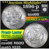 Image 1 : ***Auction Highlight*** 1896-p Morgan Dollar $1 Graded GEM+ Unc By USCG (fc)