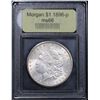 Image 2 : ***Auction Highlight*** 1896-p Morgan Dollar $1 Graded GEM+ Unc By USCG (fc)
