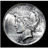 Image 2 : 1927-p Peace Dollar $1 Grades Select Unc