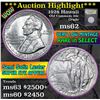 Image 1 : ***Auction Highlight*** 1928 Hawaii Old Commem Half Dollar 50c Graded Select Unc By USCG (fc)
