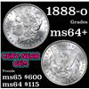 Image 1 : 1888-o Morgan Dollar $1 Grades Choice+ Unc