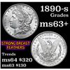 Image 1 : 1890-s Morgan Dollar $1 Grades Select+ Unc